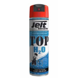 Aérosol de traçage au sol - Résine phase aqueuse - 500 ml  - Rouge fluo