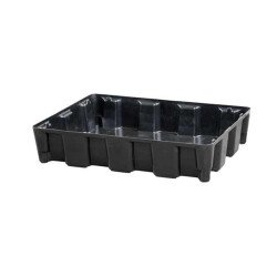 Bacs de rétention haute résistance - Sans caillebotis - PEHD recyclé  - 60 L