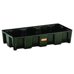 Bacs de rétention haute résistance - Sans caillebotis - PEHD recyclé  - 120 L