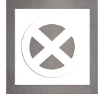 Pochoir marquage parking - Interdit arrêt/stationnement - PVC Souple