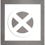 Pochoir marquage parking - Interdit arrêt/stationnement - PVC Souple