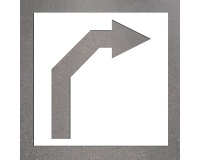 Pochoir - Flèches directionnelles droite/gauche - PVC Souple