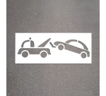 Pochoir pour marquage au sol - Mise en fourrière - PVC souple