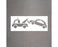 Pochoir pour marquage au sol - Mise en fourrière - PVC souple