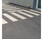 Pochoir - Marquage - Passage Piéton/Zébra - PVC Souple  - Bandes 90°