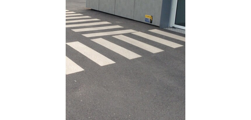 Pochoir - Marquage - Passage Piéton/Zébra - PVC Souple  - Bandes 90°