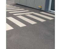 Pochoir - Marquage - Passage Piéton/Zébra - PVC Souple  - Bandes 45°