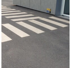 Pochoir - Marquage - Passage Piéton/Zébra - PVC Souple  - Bandes 45°