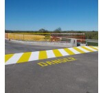 Pochoir - Marquage - Passage Piéton/Zébra - PVC Souple  - Bandes 90°