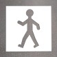 Pochoir pour marquage au sol - Signalisation Piéton - PVC Souple