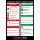 Poster - Consignes sécurité incendie - 297x420 mm - Plastifié