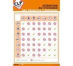 Poster - Incompatibilités Stockage Produits Chimiques - Plastifié