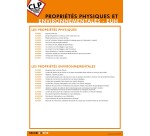 Poster - Propriétés Physiques Environnementales - Plastifié A3