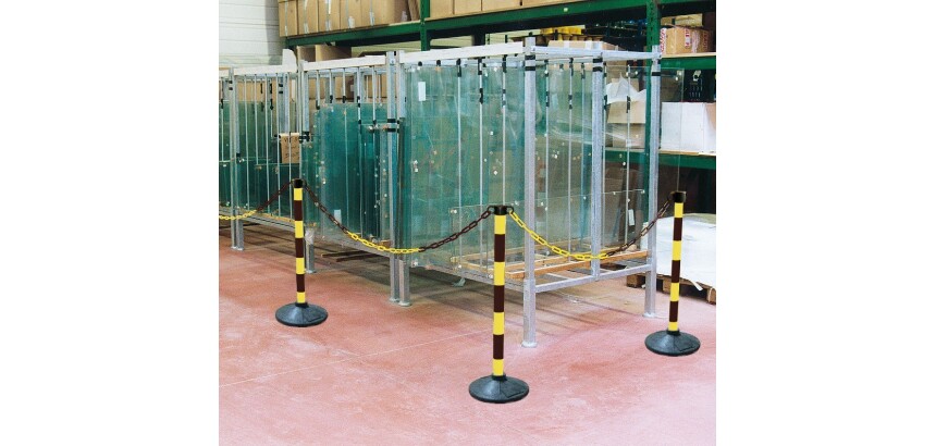 Poteaux de Signalisation avec Chaînes - Kit PVC à Lester