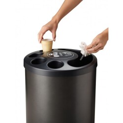 Poubelle collecteur pour gobelets Gobi - Plastique ou Acier