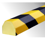 Butoir de protection flexible - Jaune et Noir - Mousse Polyuréthane