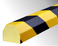 Butoir de protection flexible - Jaune et Noir - Mousse Polyuréthane
