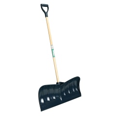 Poussoir à neige – Polypropylène 66 cm – Manche en bois solide