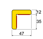 Butoir d'angle de protection flexible - Mousse polyuréthane
