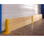 Protège Rack avec matrier en sapin - Module Intermédiaire - Tôle  - 1 madrier