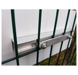 Rail de fixation pour fixation grillage