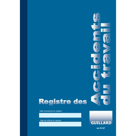 Registre de sécurité obligatoire "Accidents du travail" - A4