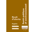 Registre - Consignation Alertes Santé et Environnement - A4