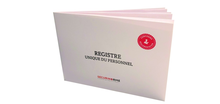 Registre Unique du Personnel - Code du travail - 56 pages
