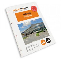 Registre de sécurité obligatoire - Suivi des Visiteurs - A4