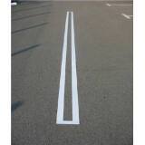 Pochoir pour marquage au sol spécial lignes droites - PVC souple  - 120 cm