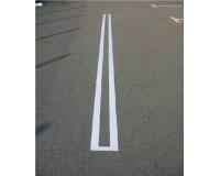 Pochoir pour marquage au sol spécial lignes droites - PVC souple  - 5 m