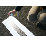 Pochoir pour marquage au sol spécial lignes droites - PVC souple  - 120 cm