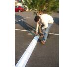 Pochoir pour marquage au sol spécial lignes droites - PVC souple  - 120 cm