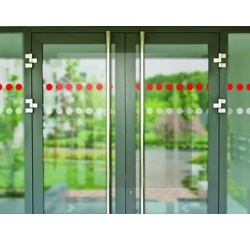 Vitrophanie - Ronds de signalisation - Surfaces vitrées - 50 mm  - Dépolie