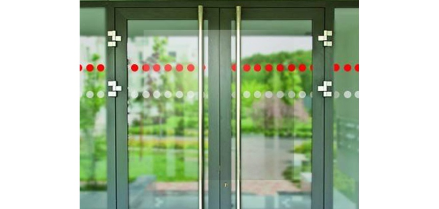 Vitrophanie - Ronds de signalisation - Surfaces vitrées - 50 mm  - Dépolie