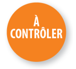 Rouleau de 500 étiquettes de contrôle "À contrôler" - Ø40 mm