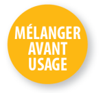 Pastilles contrôle “Mélanger avant usage” Ø40 – Rouleau de 500 ex