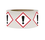 Rouleau de pictos - Danger général - GHS07 - ISO 7010 - 250 ex