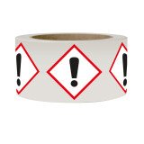 Rouleau de pictos - Danger général - GHS07 - ISO 7010 - 250 ex