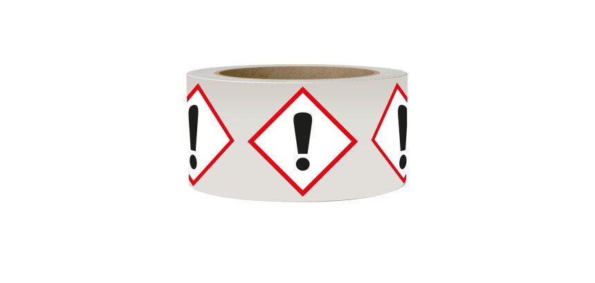 Rouleau de pictos - Danger général - GHS07 - ISO 7010 - 250 ex