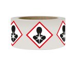 Rouleau pictos - CLP - Risques mutagènes GHS08 - 250 ex