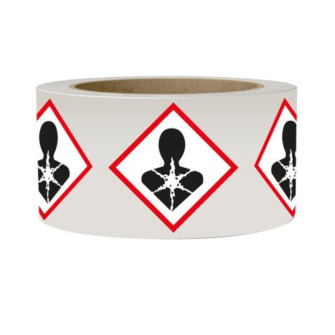 Rouleau pictos - CLP - Risques mutagènes GHS08 - 250 ex