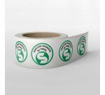 Rouleau pictos - Sauveteur Secouriste du Travail - 250 ex  - 100 mm