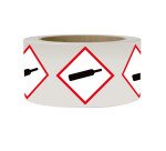 Rouleau de pictos - Gaz sous pression - GHS04 - 250 ex