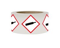 Rouleau de pictos - Gaz sous pression - GHS04 - 250 ex