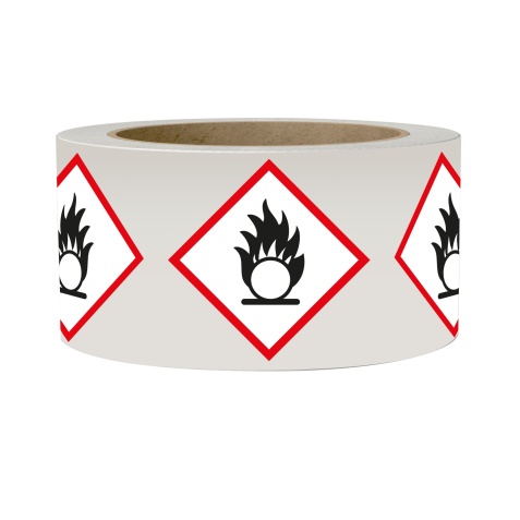 Rouleau de Pictos CLP - Matières comburantes - SGH03 - 250 ex