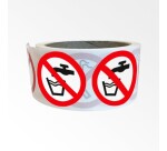 Rouleau pictos - Eau non potable - P005 - ISO 7010 - 250 ex  - 25 mm