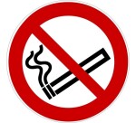 Rouleau de Pictos d'Interdiction - Interdiction de fumer - P002  - 50 mm
