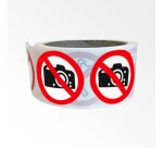 Rouleau de pictos - Interdiction de photographier - 250 ex  - 25 mm