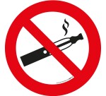 Rouleau de pictos - Interdiction de vapoter - P002 - ISO 7010  - 50 mm